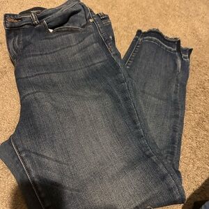 JUDY BLUE TUMMY CONTROL, high waist, skinny fit jeans, side slit